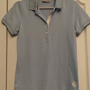 Aquascutum Golf Blue Polo Shirt